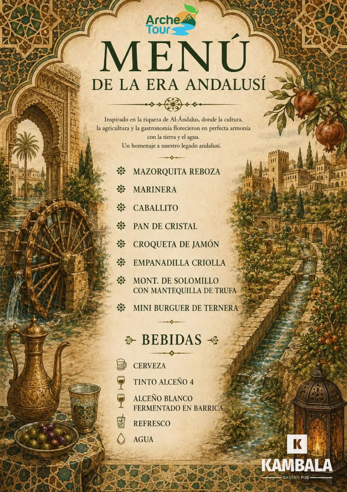 Menú Kambala