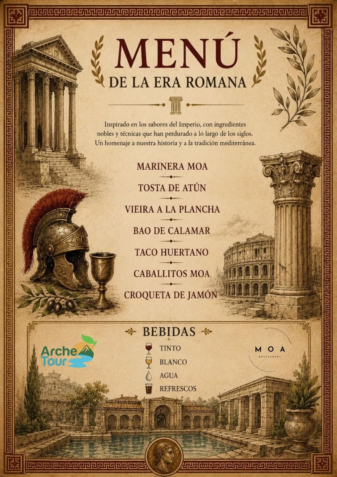 Menú Moa